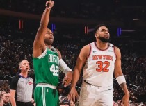 NBA｜凯尔特人115-93大胜尼克斯，系列赛追至1-2，双探花41+15+12，普理查德23分