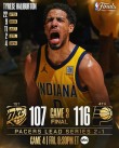 NBA总决赛：替补奇兵改写战局，步行者逆转雷霆抢占天王山！