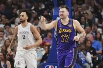 NBA常规赛-湖人以112比97胜独行侠