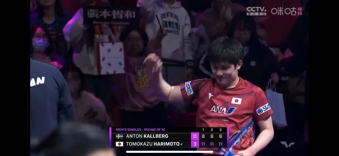 快速摩托!3-0!WTT重庆冠军赛,张本智和横扫安东·卡尔伯格,挺进8强! 第3张 快速摩托!3-0!WTT重庆冠军赛,张本智和横扫安东·卡尔伯格,挺进8强! 第3张