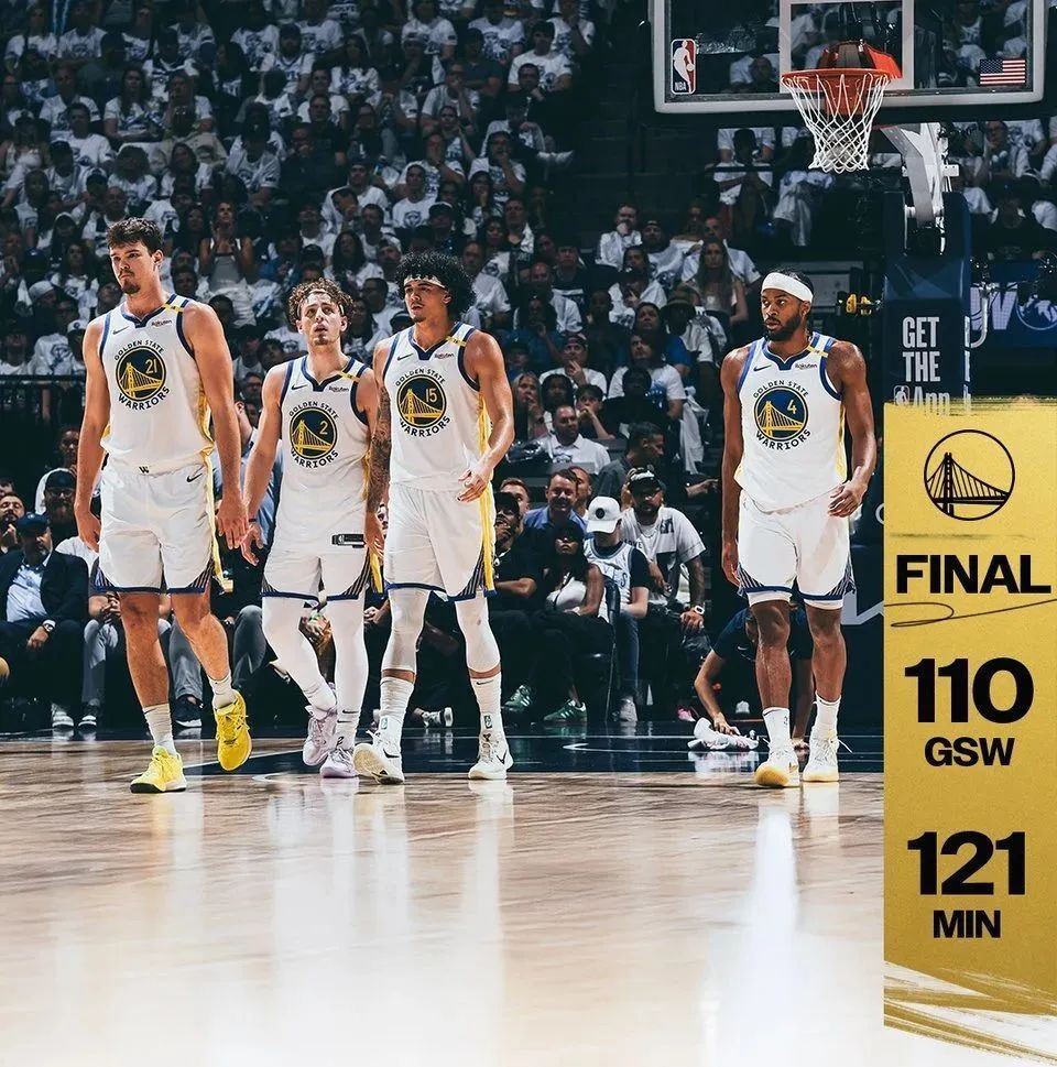 NBA|森林狼121-110再胜勇士,总比分4-1率先挺进西部决赛,兰德尔29+8,华子22+7+12 第1张 NBA|森林狼121-110再胜勇士,总比分4-1率先挺进西部决赛,兰德尔29+8,华子22+7+12 第1张