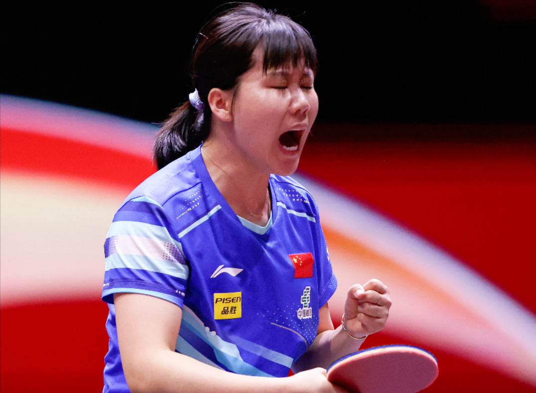 多哈世乒赛：国乒女单大获全胜！5人全部晋级，王曼昱迎战奥运亚军  第4张