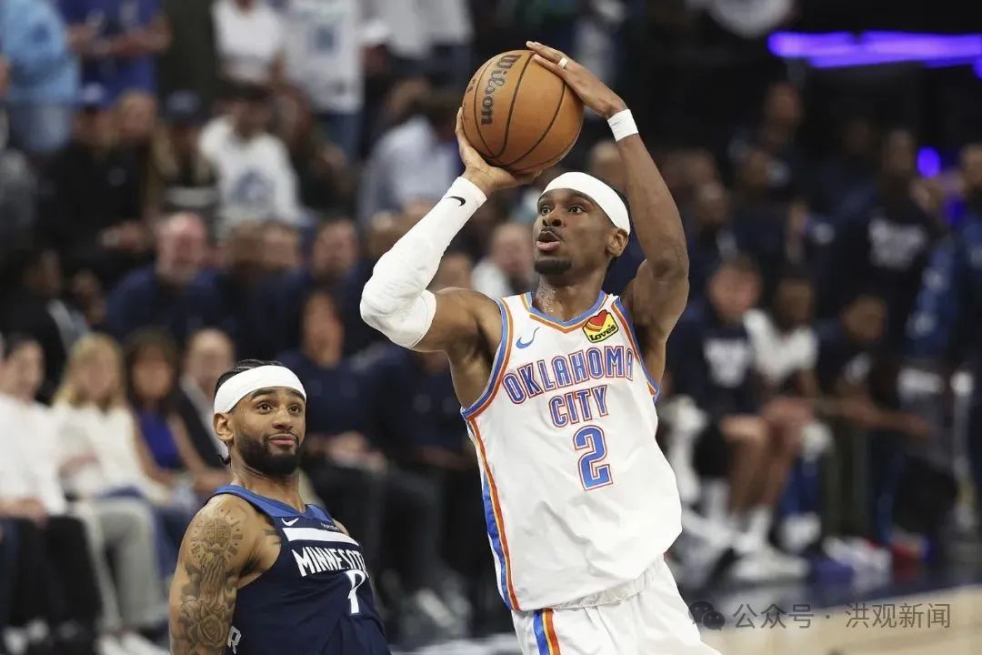 NBA西决｜雷霆128-126险胜森林狼，3-1夺赛点！亚历山大40+10+9，爱德华兹16分  第2张