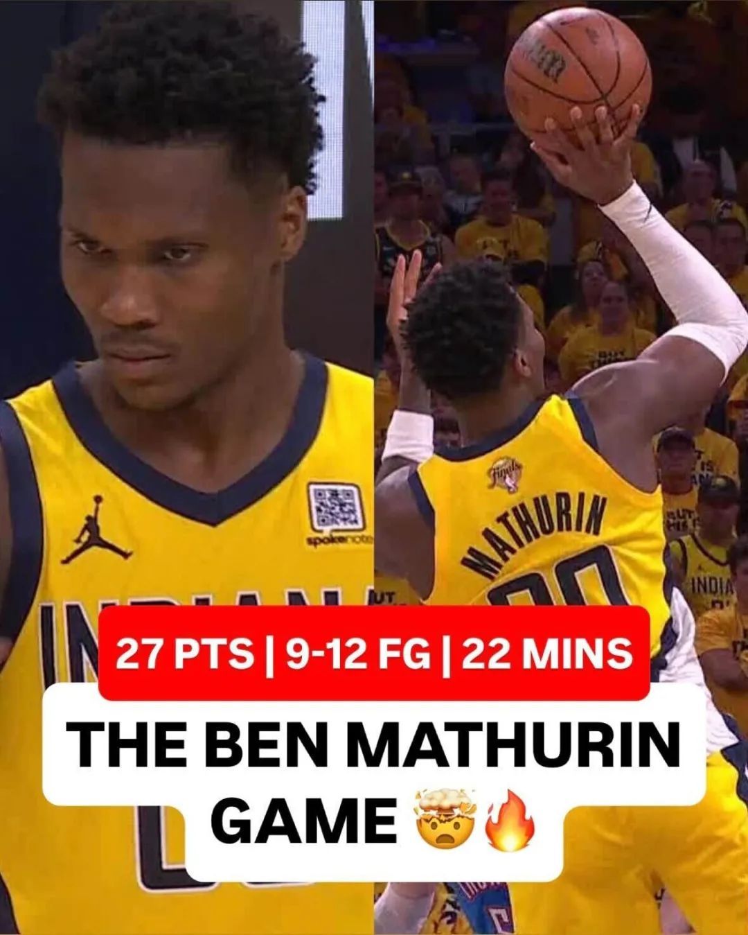 NBA总决赛：替补奇兵改写战局，步行者逆转雷霆抢占天王山！  第3张