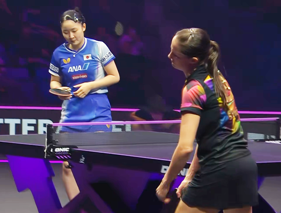 WTT冠军赛：女单8强出炉！日本3胜1负，张本美和力克怪胶手！  第3张